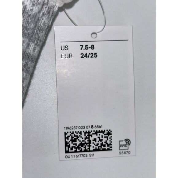 NEW H&M Toddler Girls Slippers Booties Size 7.5-8 Sweater Material & Fleece NWT - Picture 8 of 9